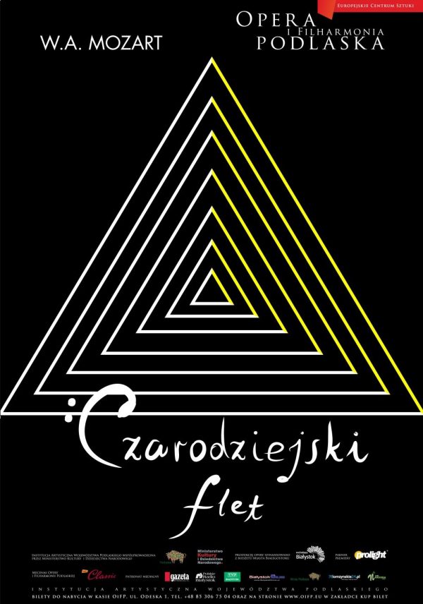 „Czarodziejski flet” plakat