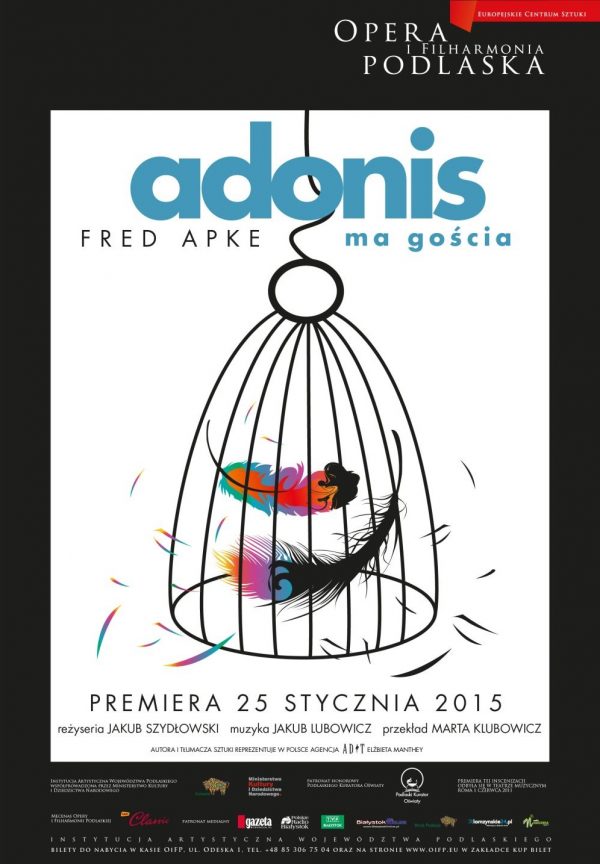 „Adonis ma gościa” plakat