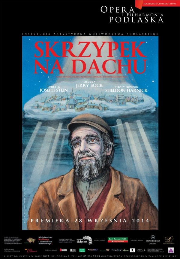 „Skrzypek na dachu” plakat