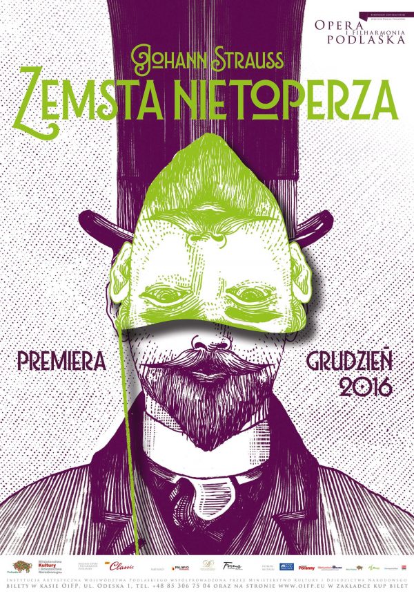 „Zemsta nietoperza” plakat