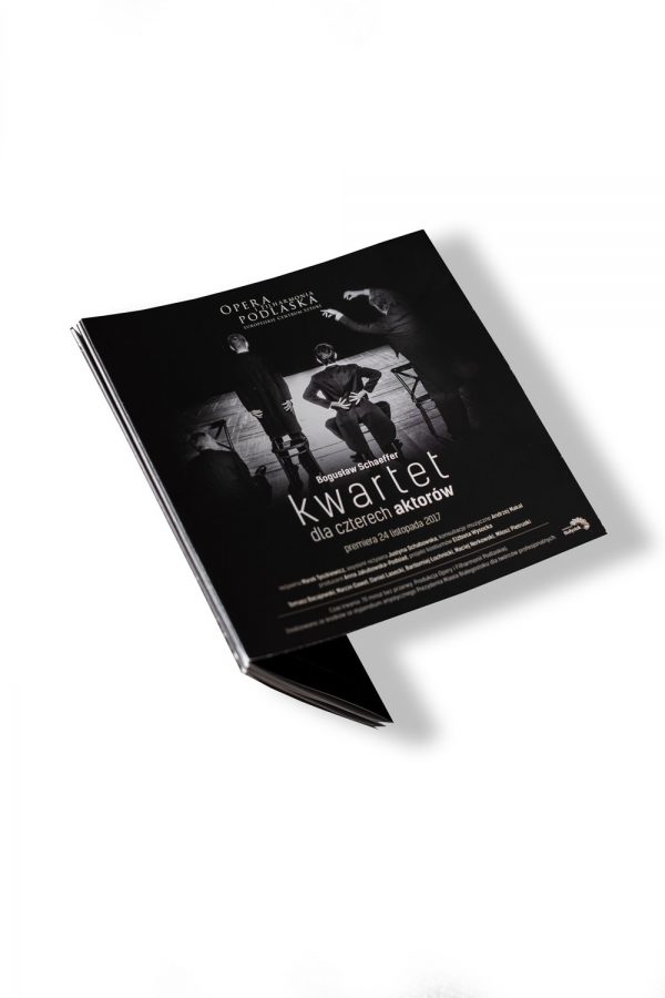 „Kwartet dla czterech aktorów” program