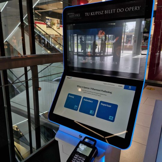 Biletomat OiFP znowu w Galerii Jurowieckiej