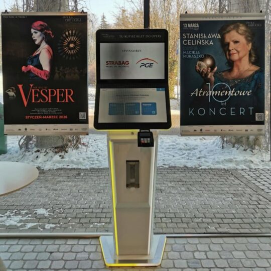 Biletomat w gmachu Opery